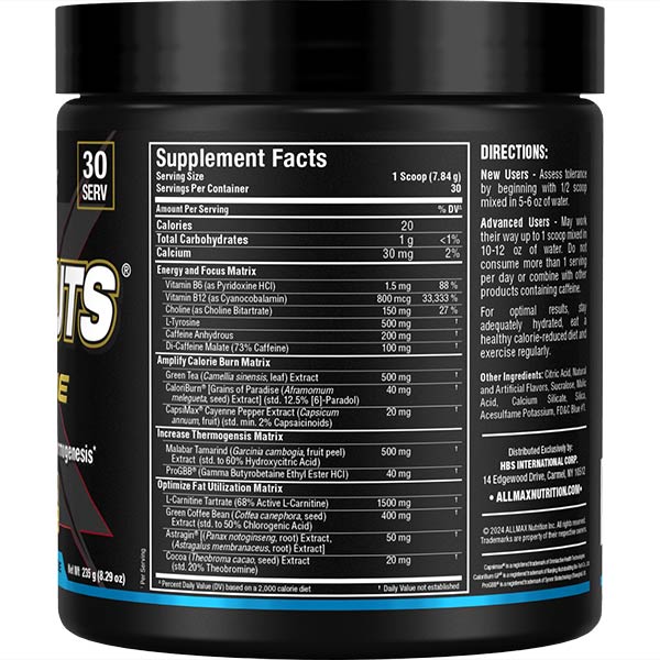 ALLMAX RAPIDCUTS XTREME (30 SERVINGS)