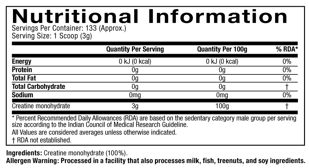 MUSCLETECH Platinum  100% CREATINE (400G)