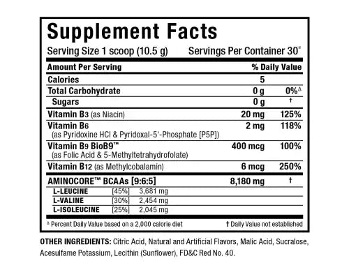 ALLMAX AMINOCORE BCAA (90 SERVINGS)