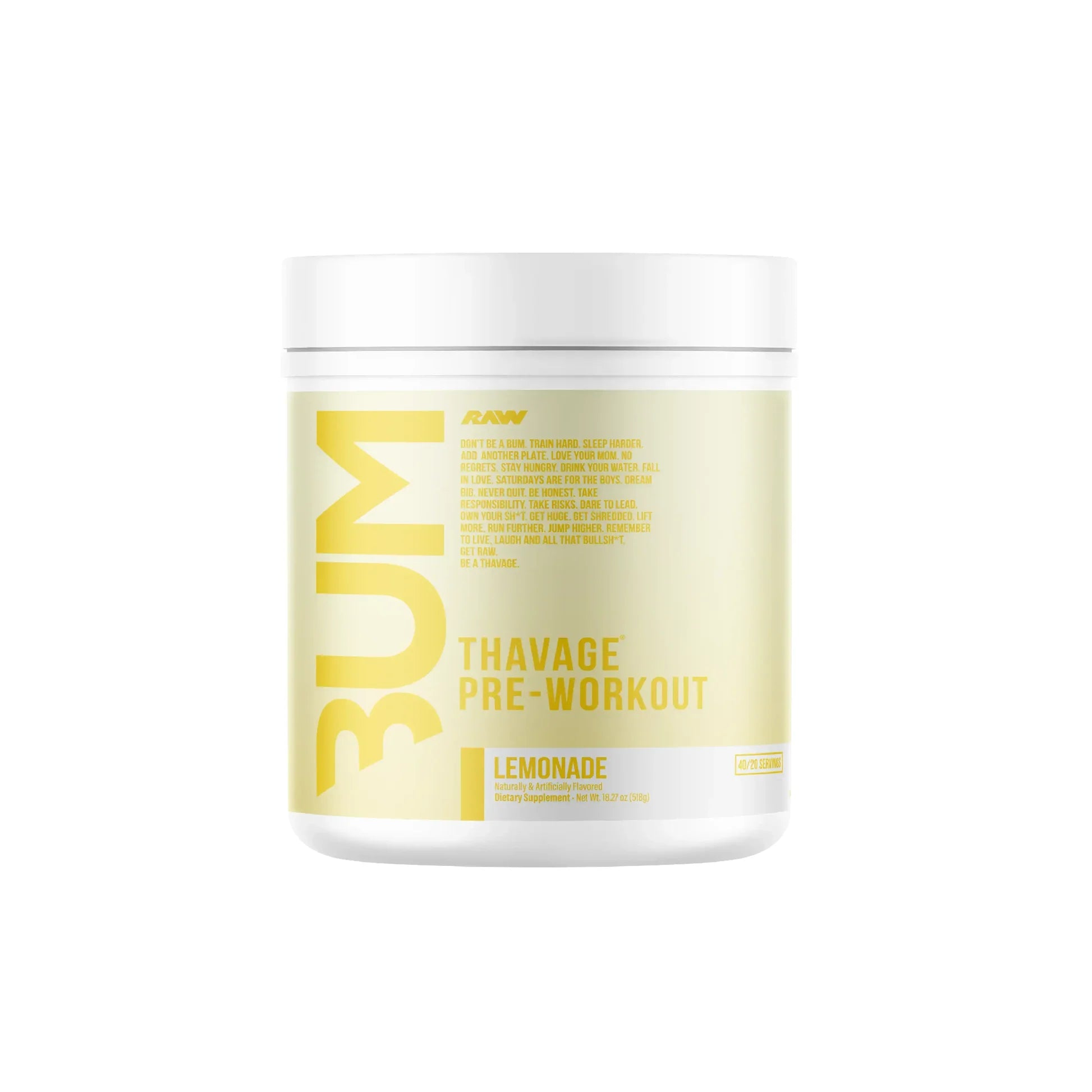 CBUM THAVAGE PRE-WORKOUT