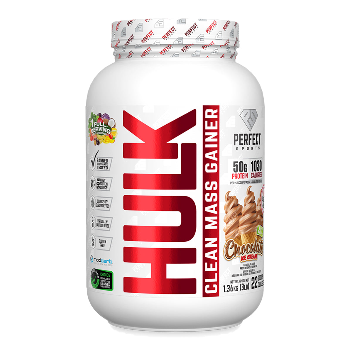 PERFECT SPORTS HULK CLEAN MASS GAINER 3LB