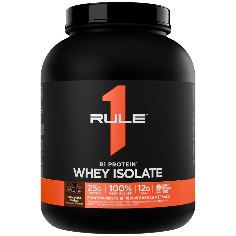 Rule1 Whey Isolate Protein 5lbs