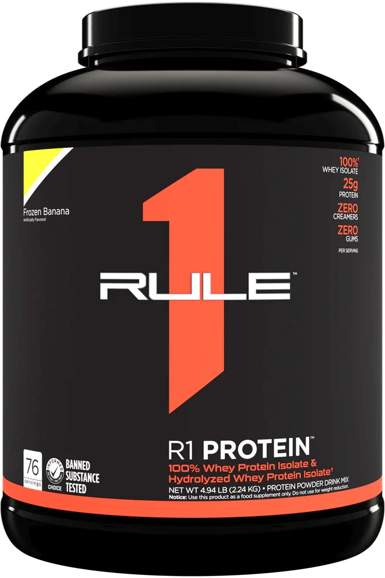 Rule1 Whey Isolate Protein 5lbs