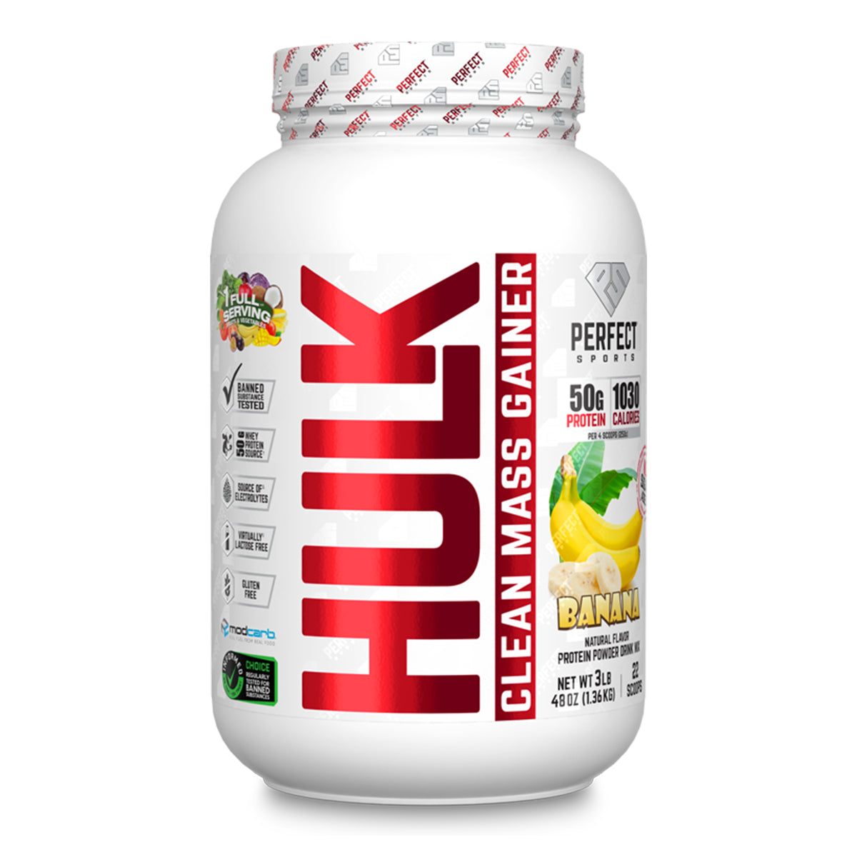 PERFECT SPORTS HULK CLEAN MASS GAINER 3LB