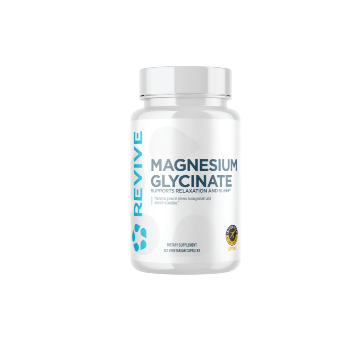 REVIVE MAGNESIUM GLYCINATE (120 VEGETARIAN CAPSULES)