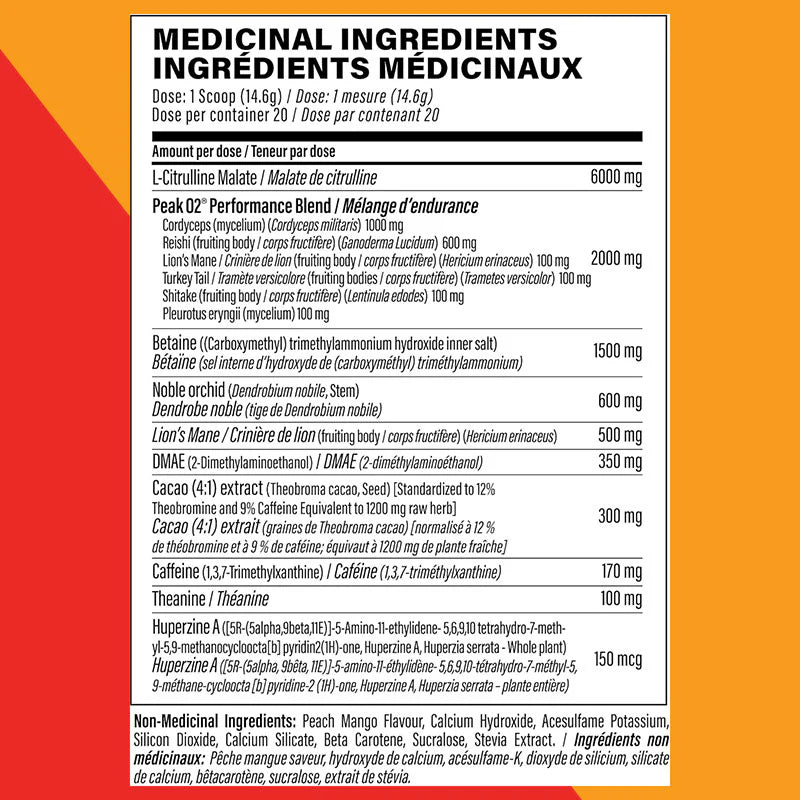 NUTRABOLICS SUPERNOVA INFINITE PRE WORKOUT (20 SERVINGS)