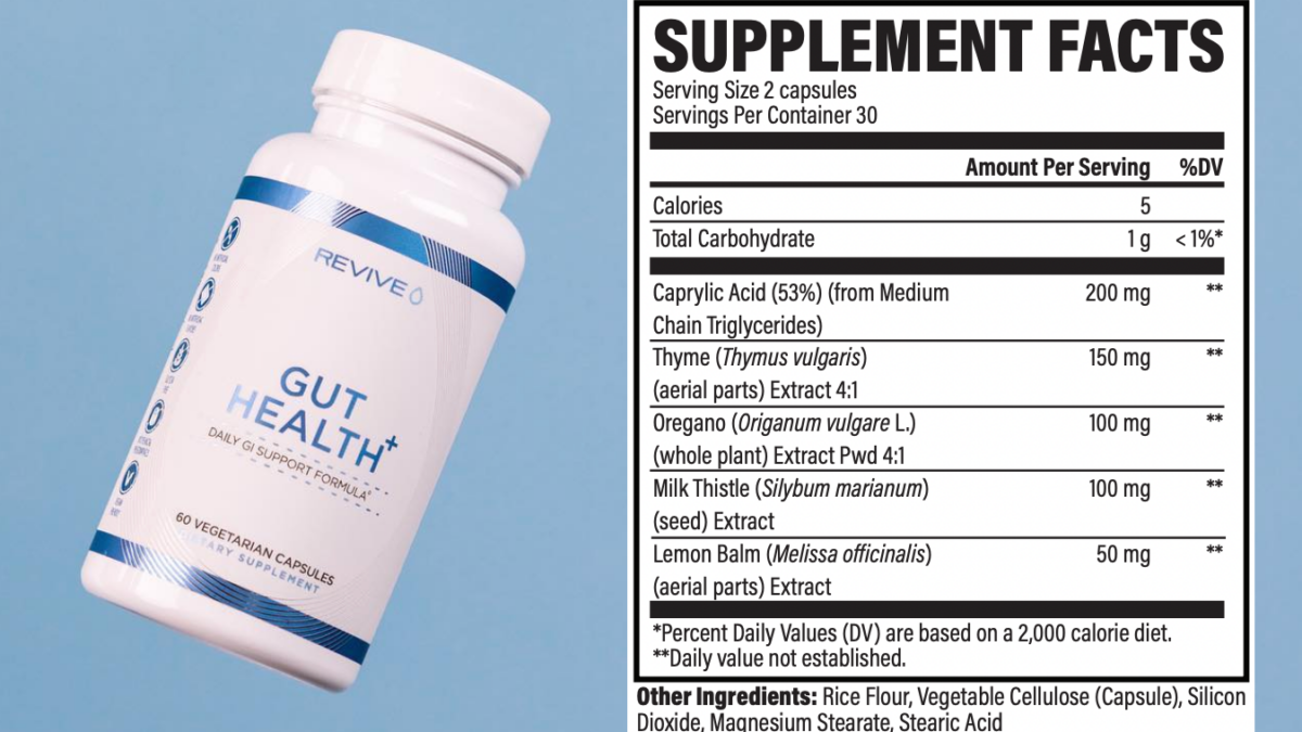 REVIVE GUT HEALTH (60 VEGETARIAN CAPSULES)